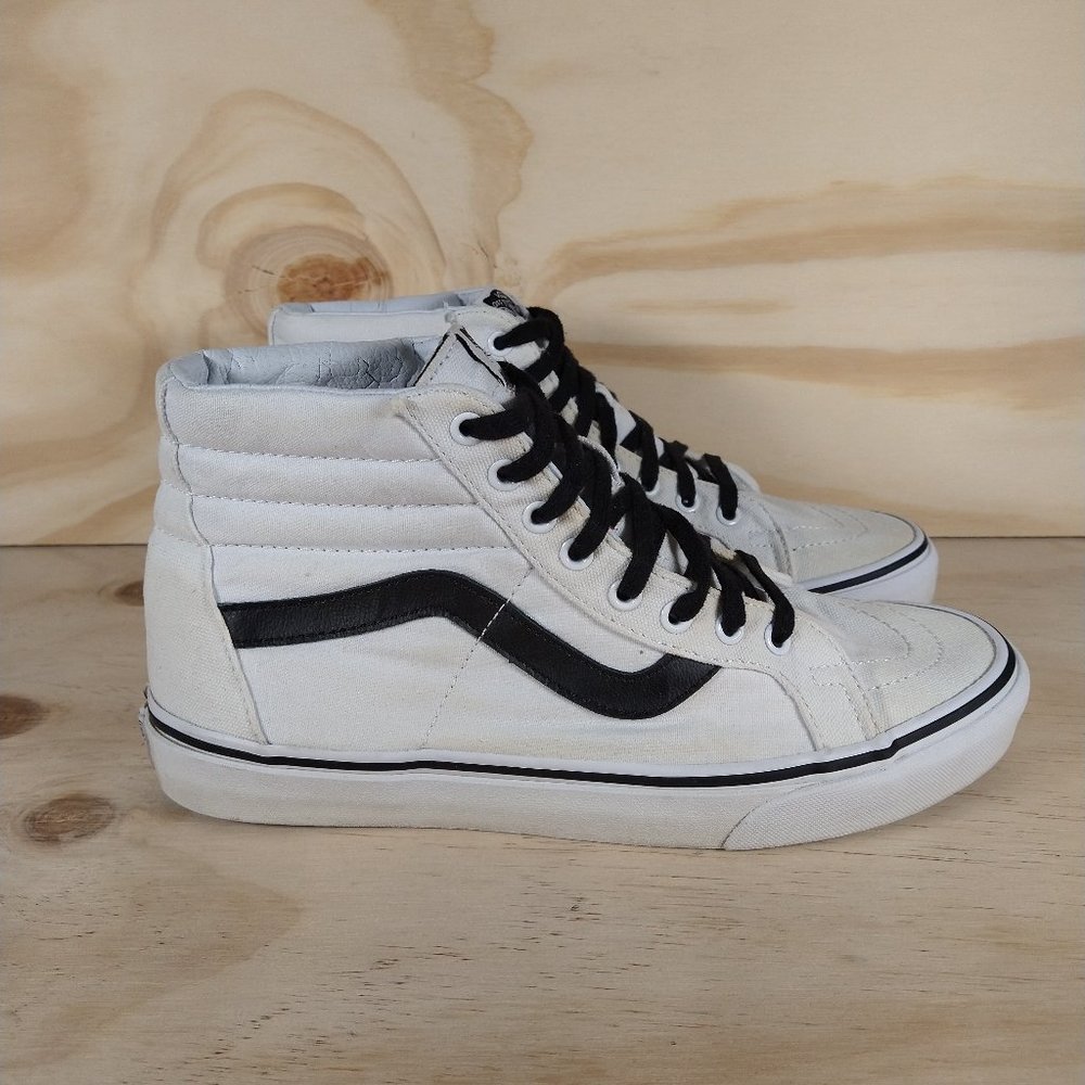 Vans - Off The Wall - SK-8 Hi - Cream/Black - Women''s - 11